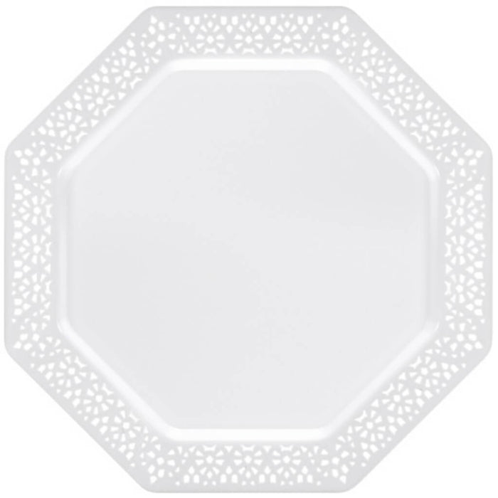 Lacetagon Plastic Plate 10 Count 11in 