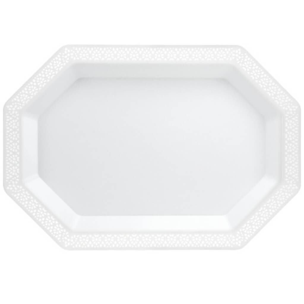 Lacetagon Tray 3 Count 9"X13" Pearl 