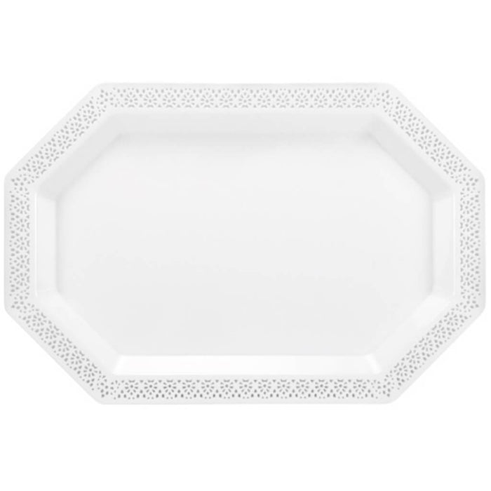 Lacetagon Tray 2 Count Pearl 12"X18" 
