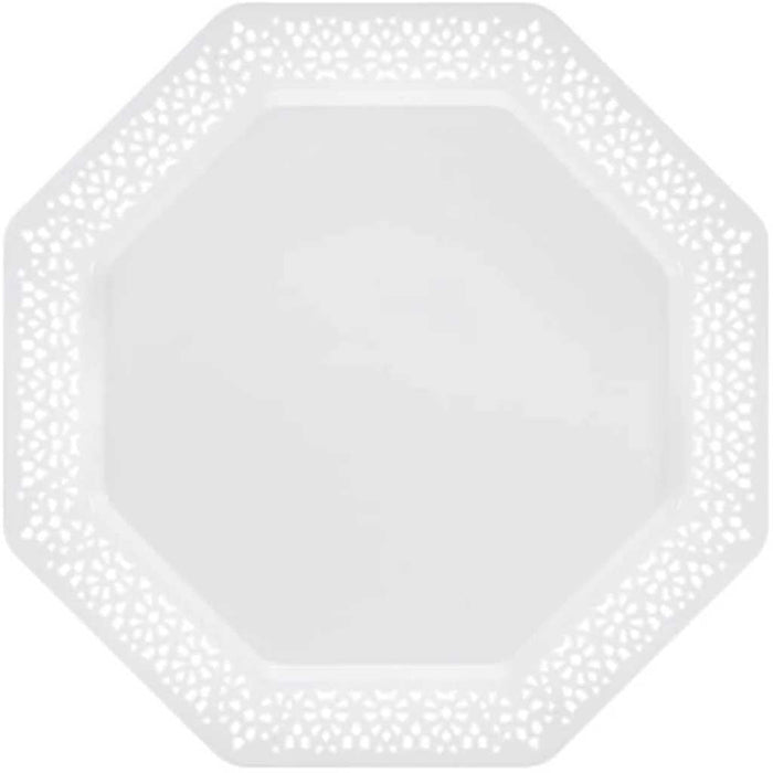 Lacetagon Plastic Plate 10 Count 9.25" 
