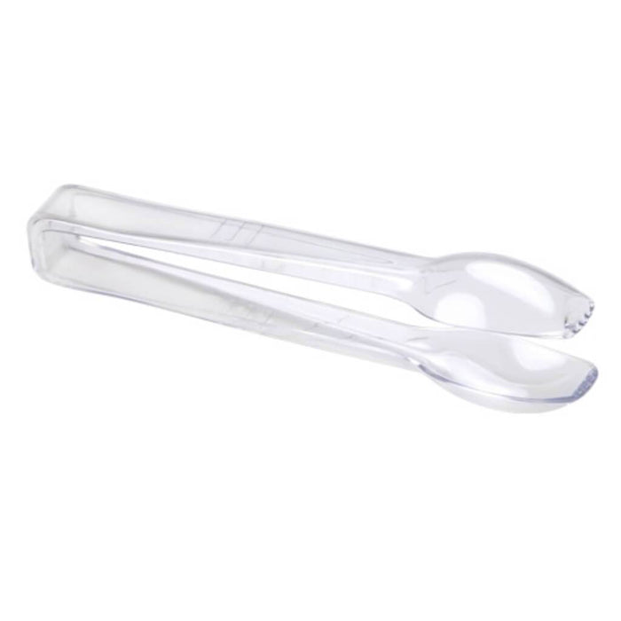 Mini Plastic Ice Tongs 2 Pack 6" Clear 