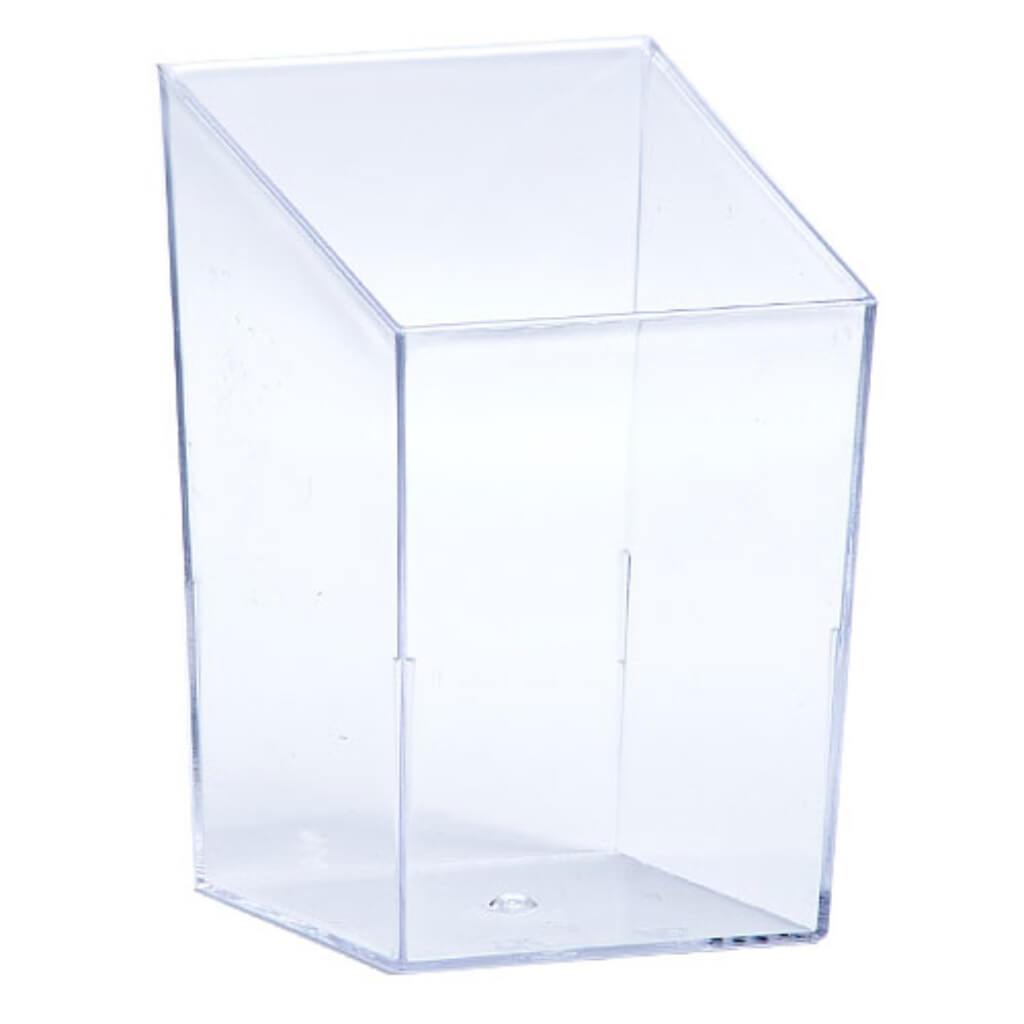 Mini Plastic Square Tower Clear 