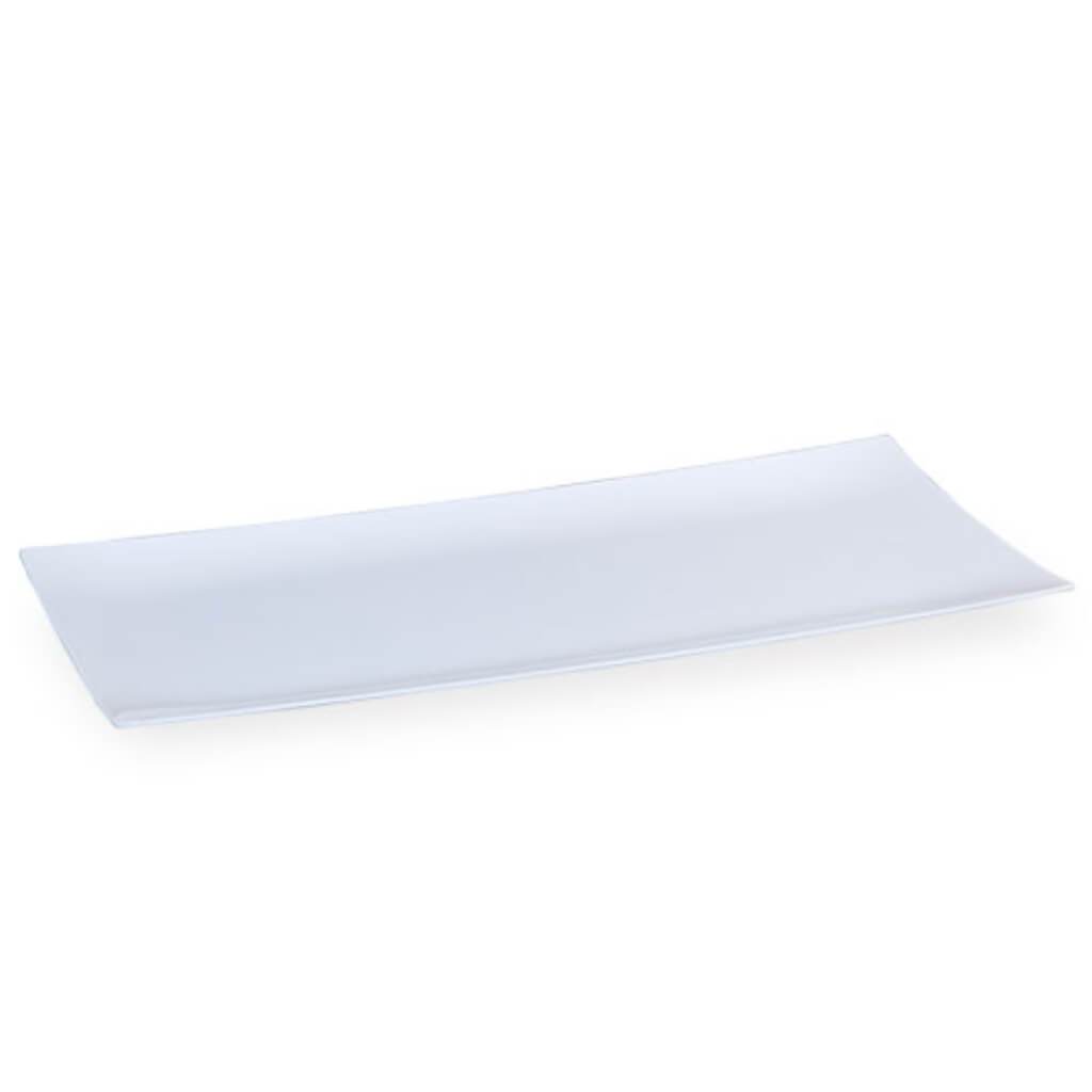 Rectangular Plastic Condiment Tray Pearl 13" X 6.25" 