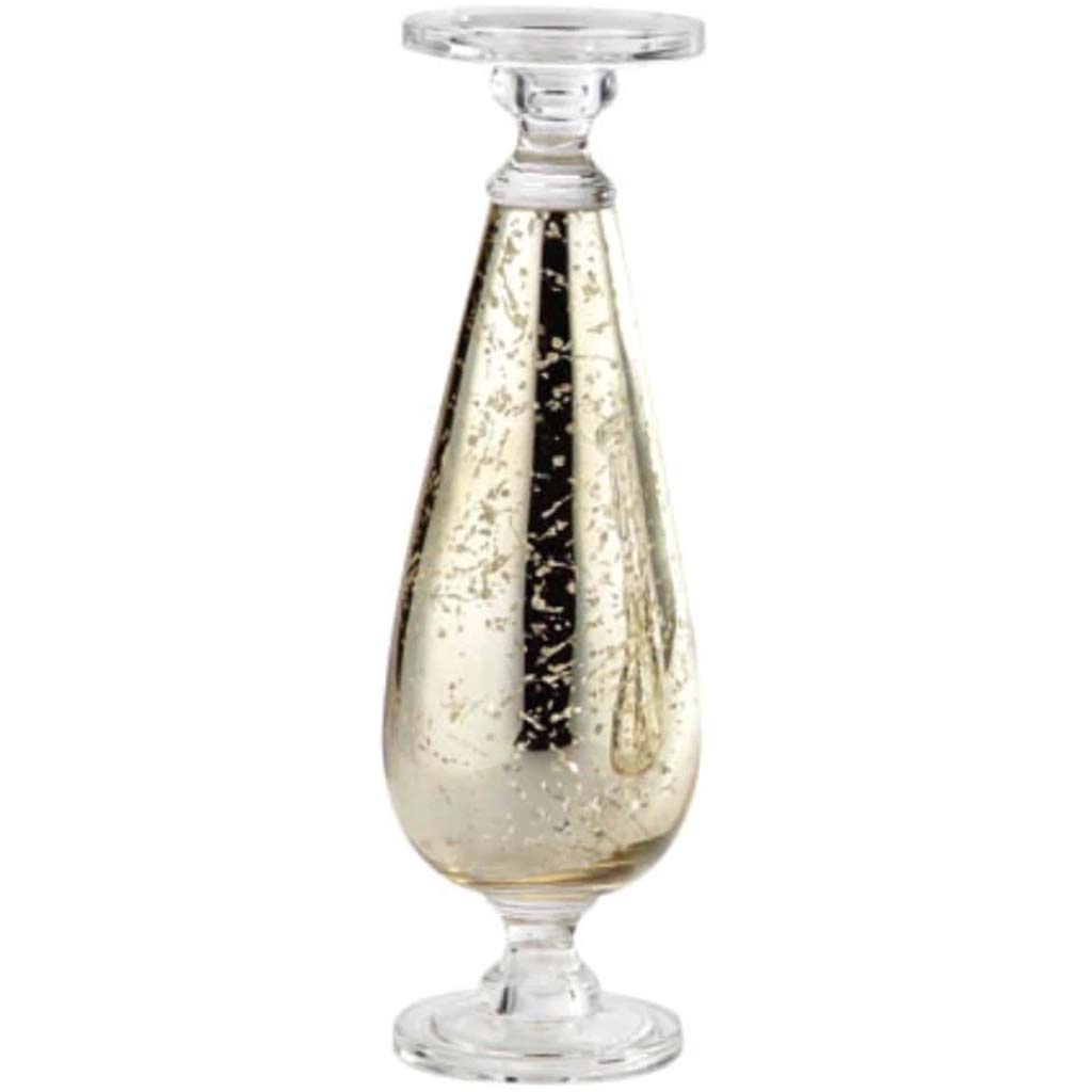 Candleholder H:16.5" D:4.5" Gold 