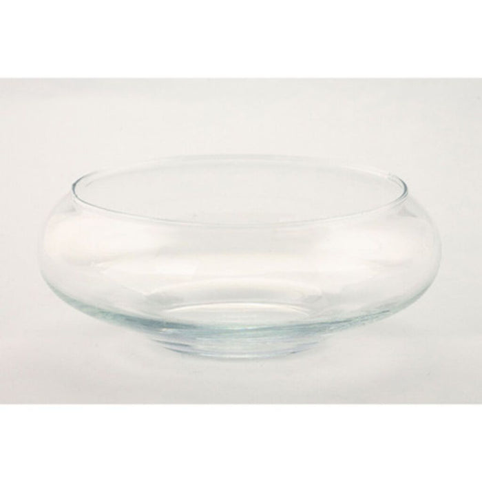 Candleholder H:3.5" D:9.5" Clear 