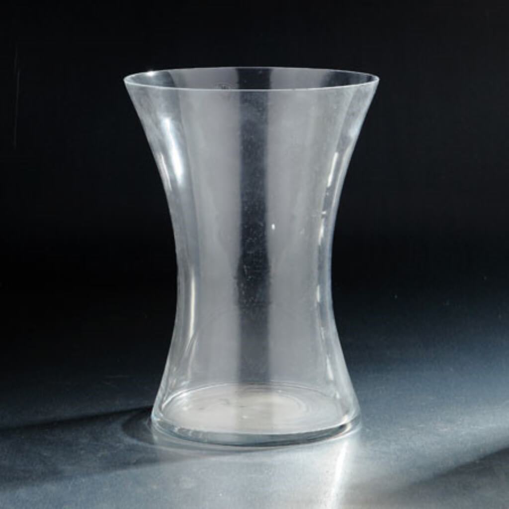 Clear Flared Vase H:13"D:9" Clear 