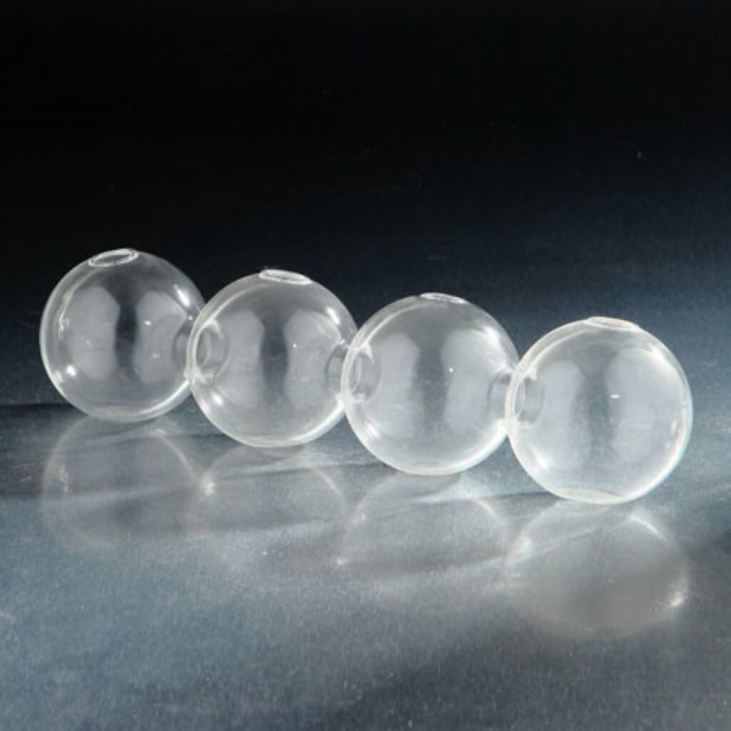 Candleholder H:3" D:14"X3" Clear 