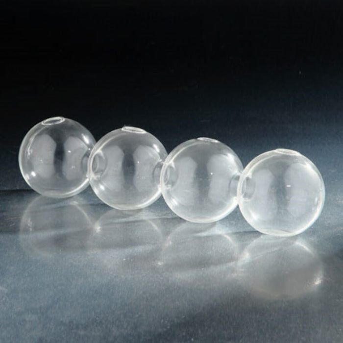 Candleholder H:3" D:14"X3" Clear 