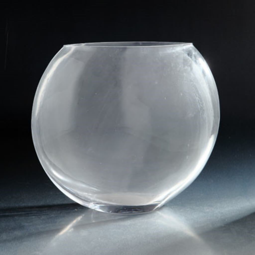 Vase L15.5"W6.5"H13" Clear 