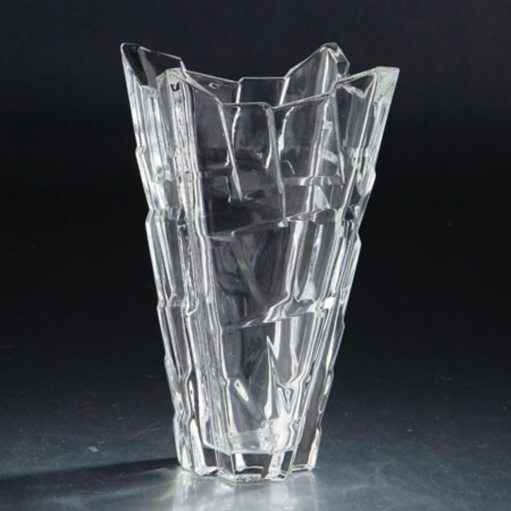 Vase L:5"W:5"H:9" Clear 