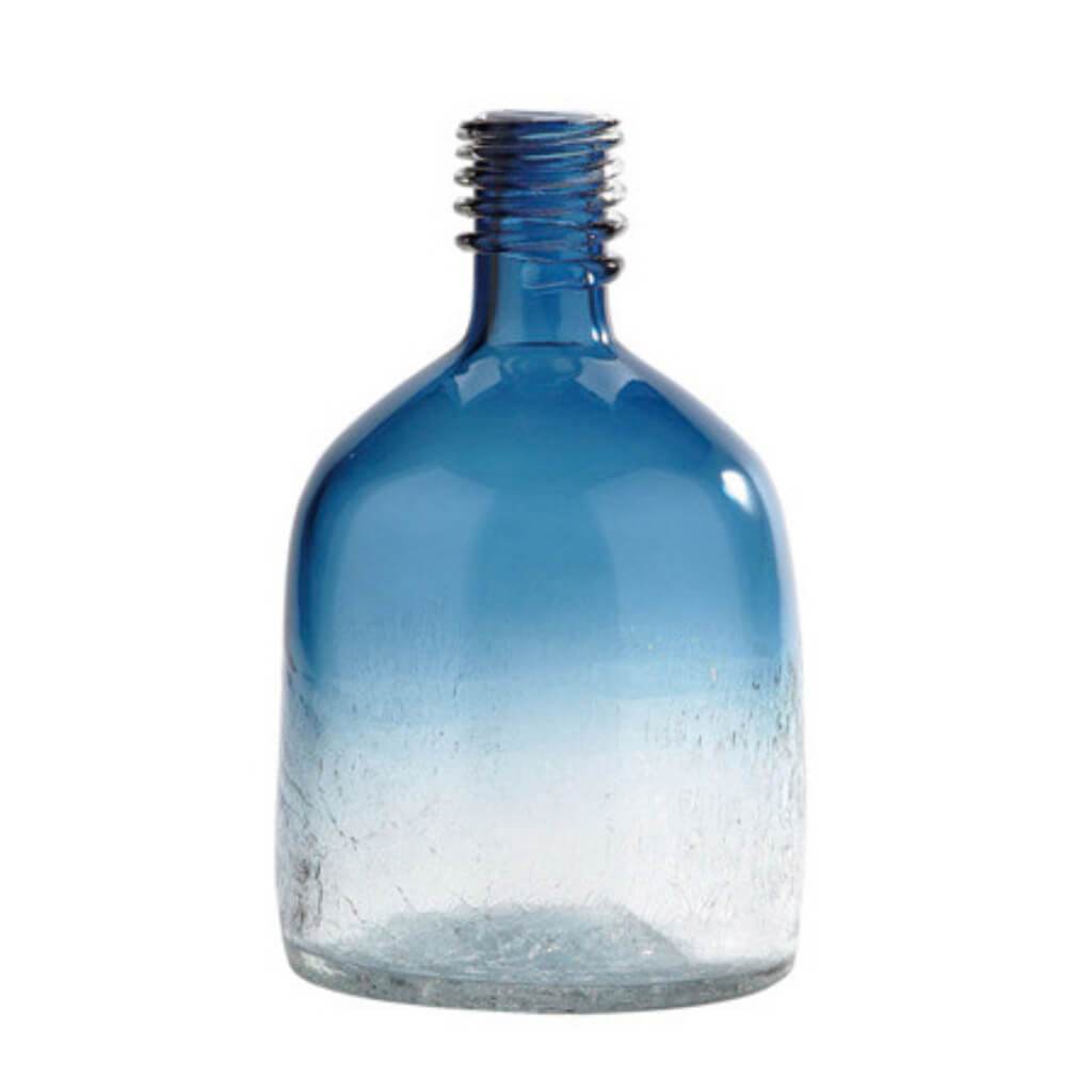 Vase H:11"D:6.5" Blue 