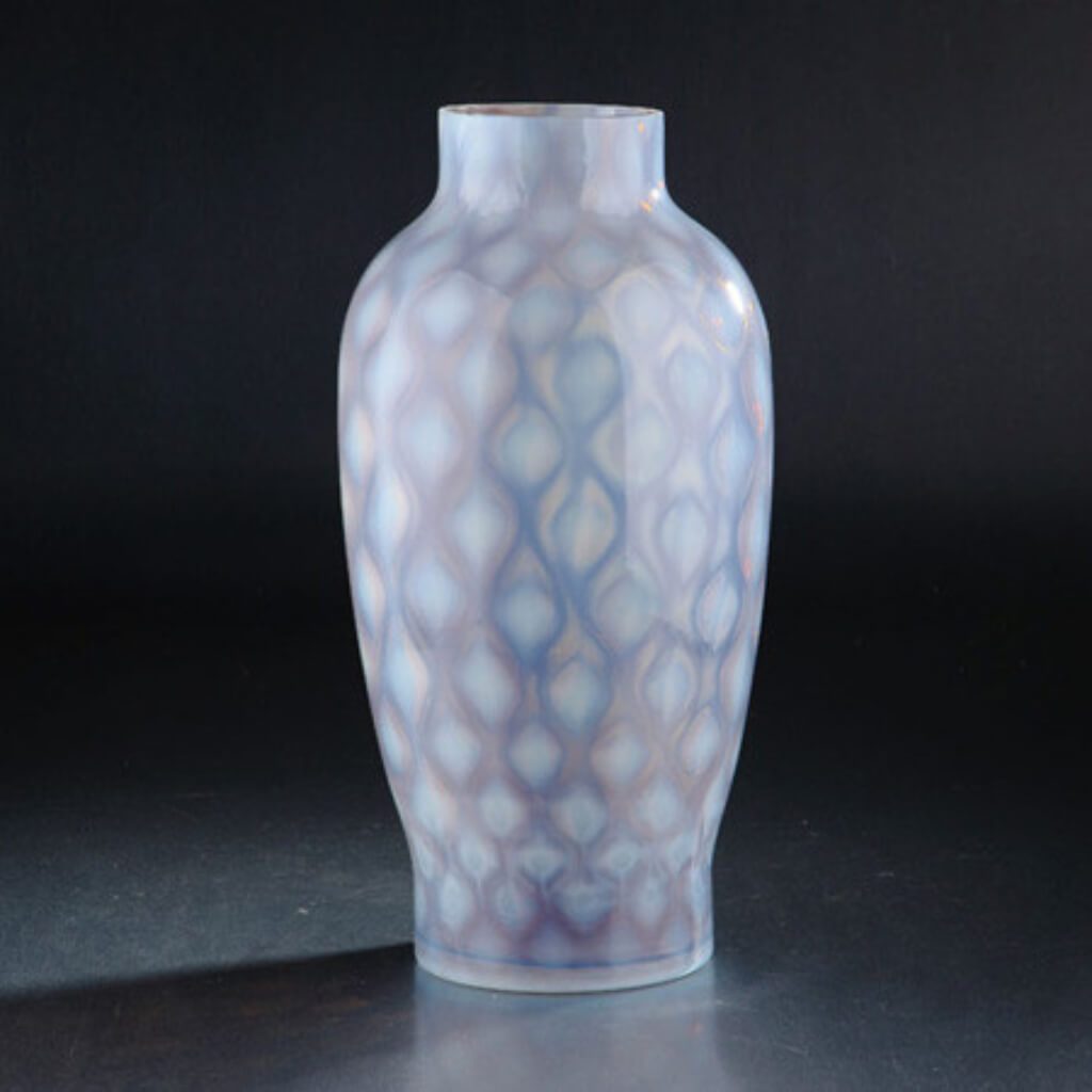 Vase H:15.5" D:8" White 