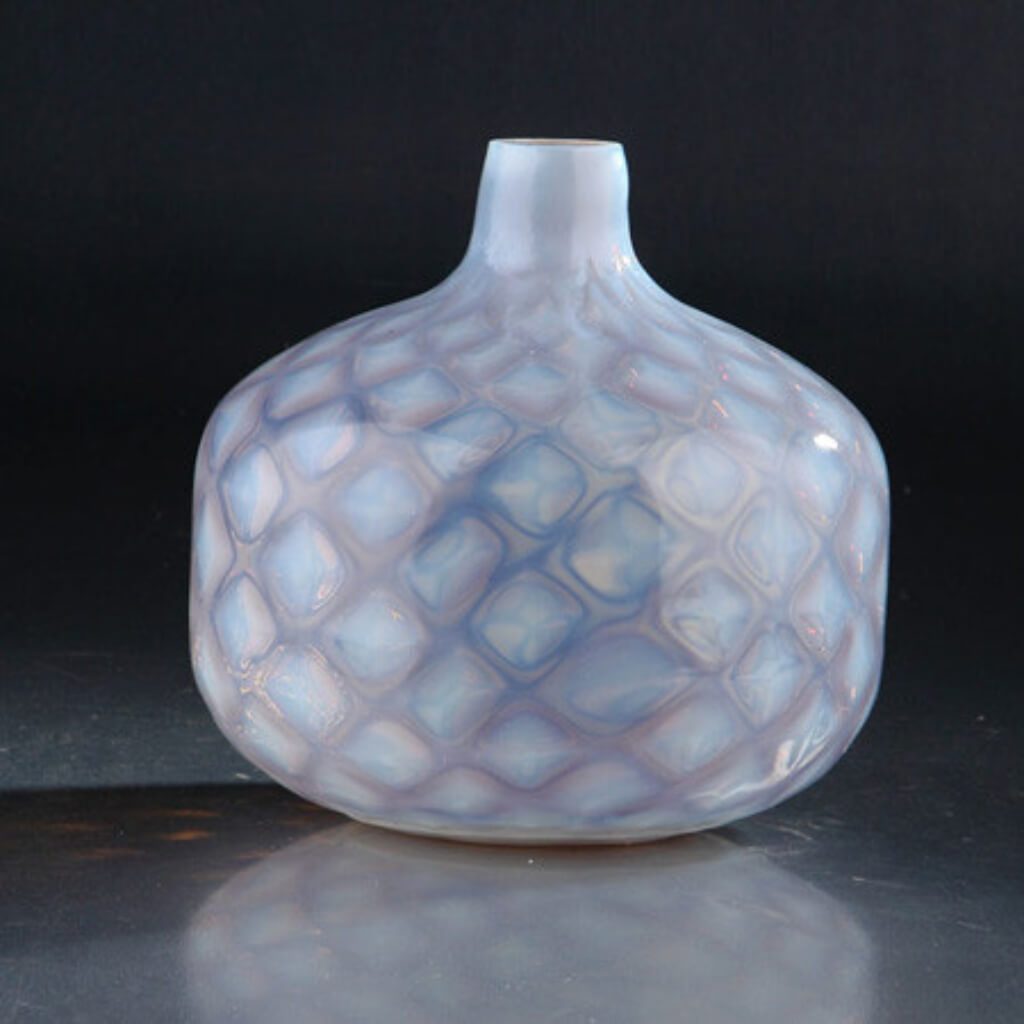 Vase H:8.5" D:8.5" White 