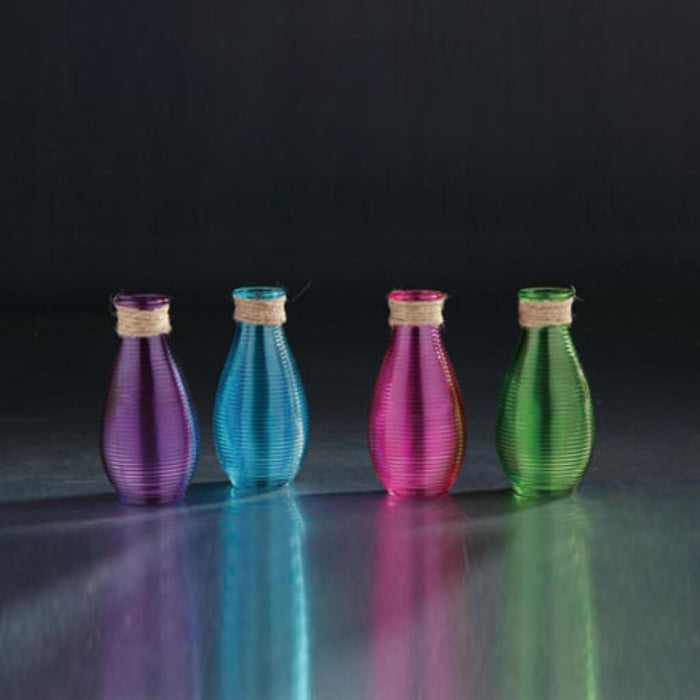 Colors Vase H:5.5" D:2.5" Purple 