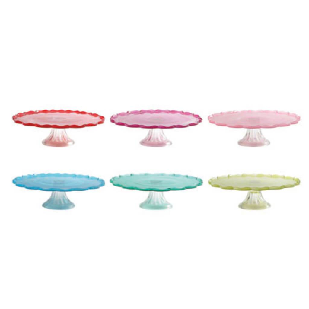 6Asst Colors Plate H:3.5" D:12" 