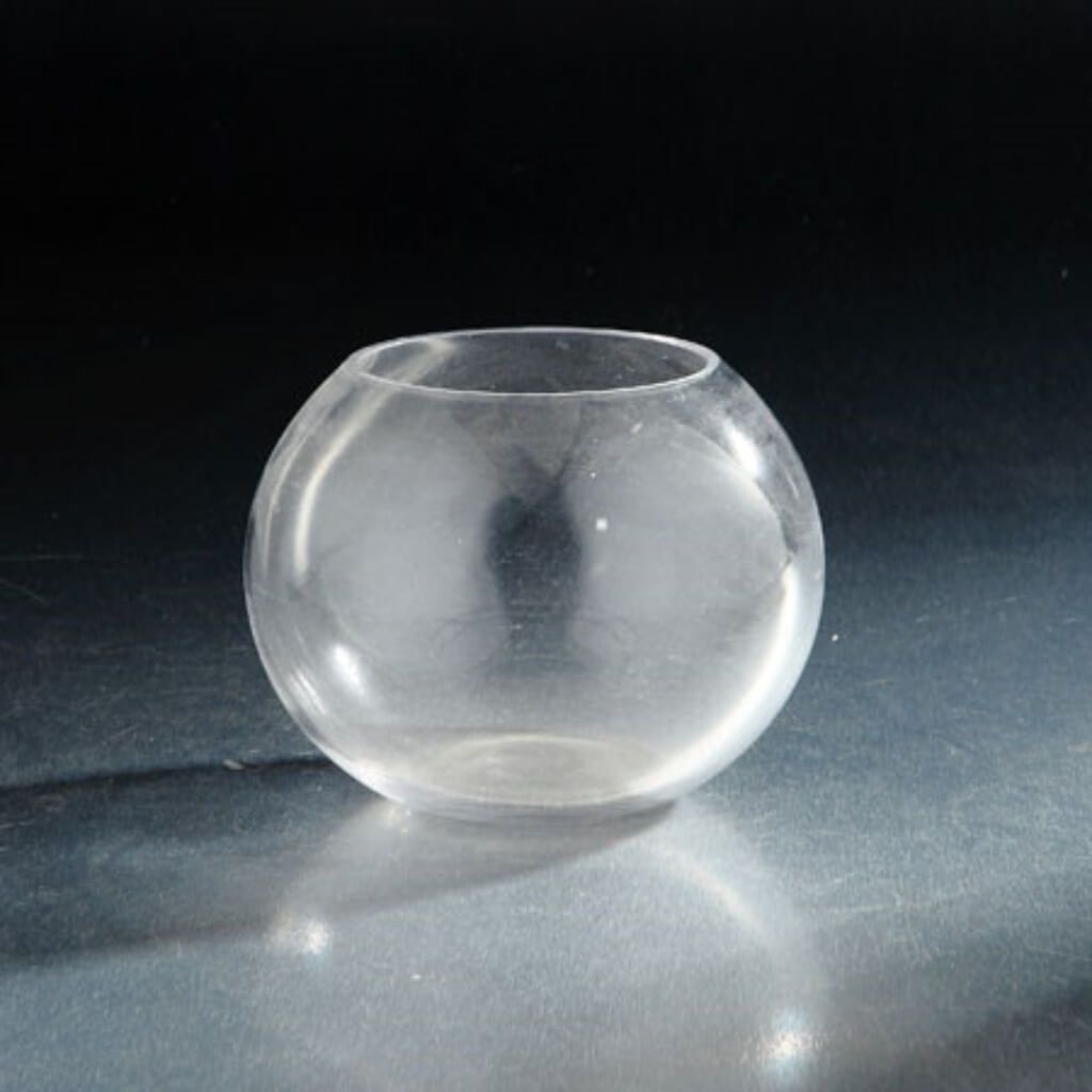 Bubble Bowl H:4.5" D:6" Clear 