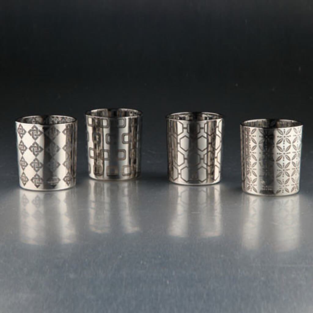 Candleholder H:3" D:3" Black 