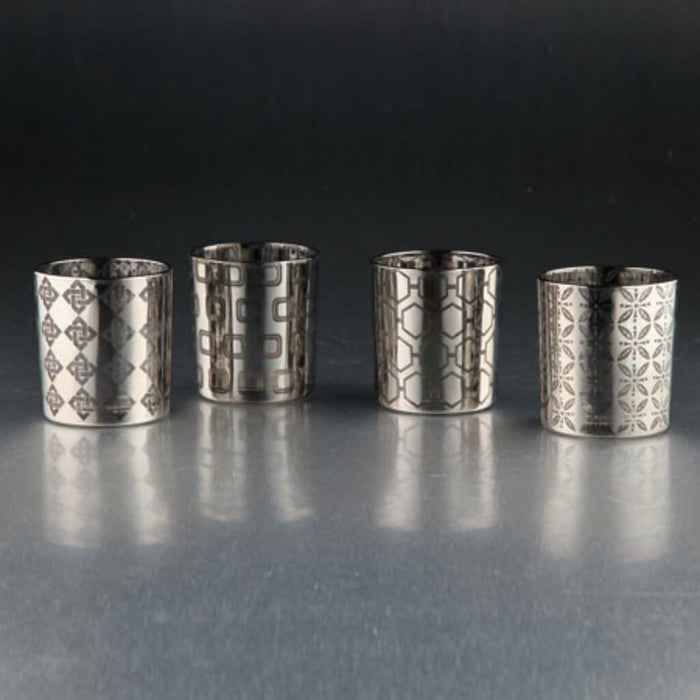 Candleholder H:3" D:3" Black 