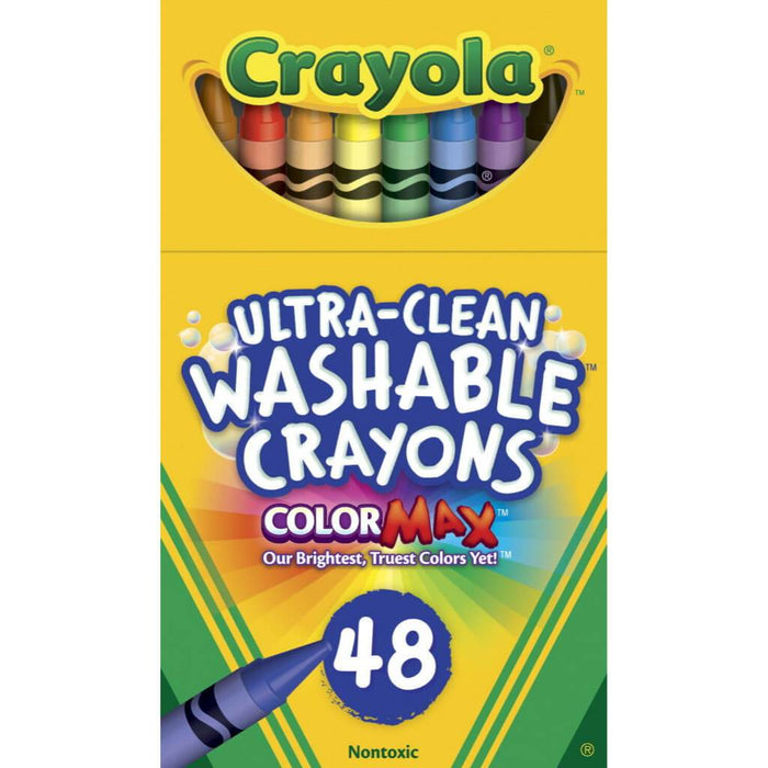 Crayola Ultra Clean Washable Crayons 48ct
