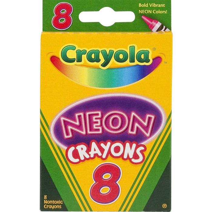 Crayola Neon Crayons 8 Count
