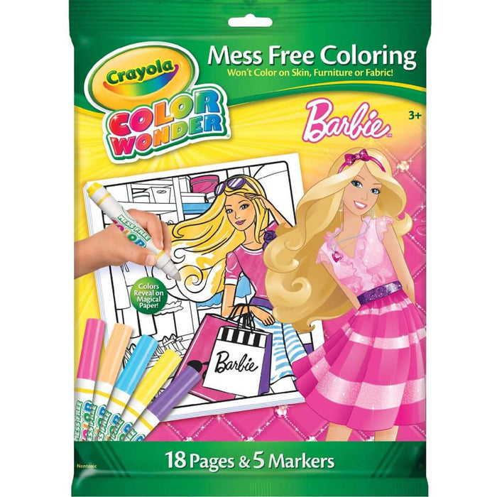 Crayola Color Wonder Mess Free Coloring Set Barbie