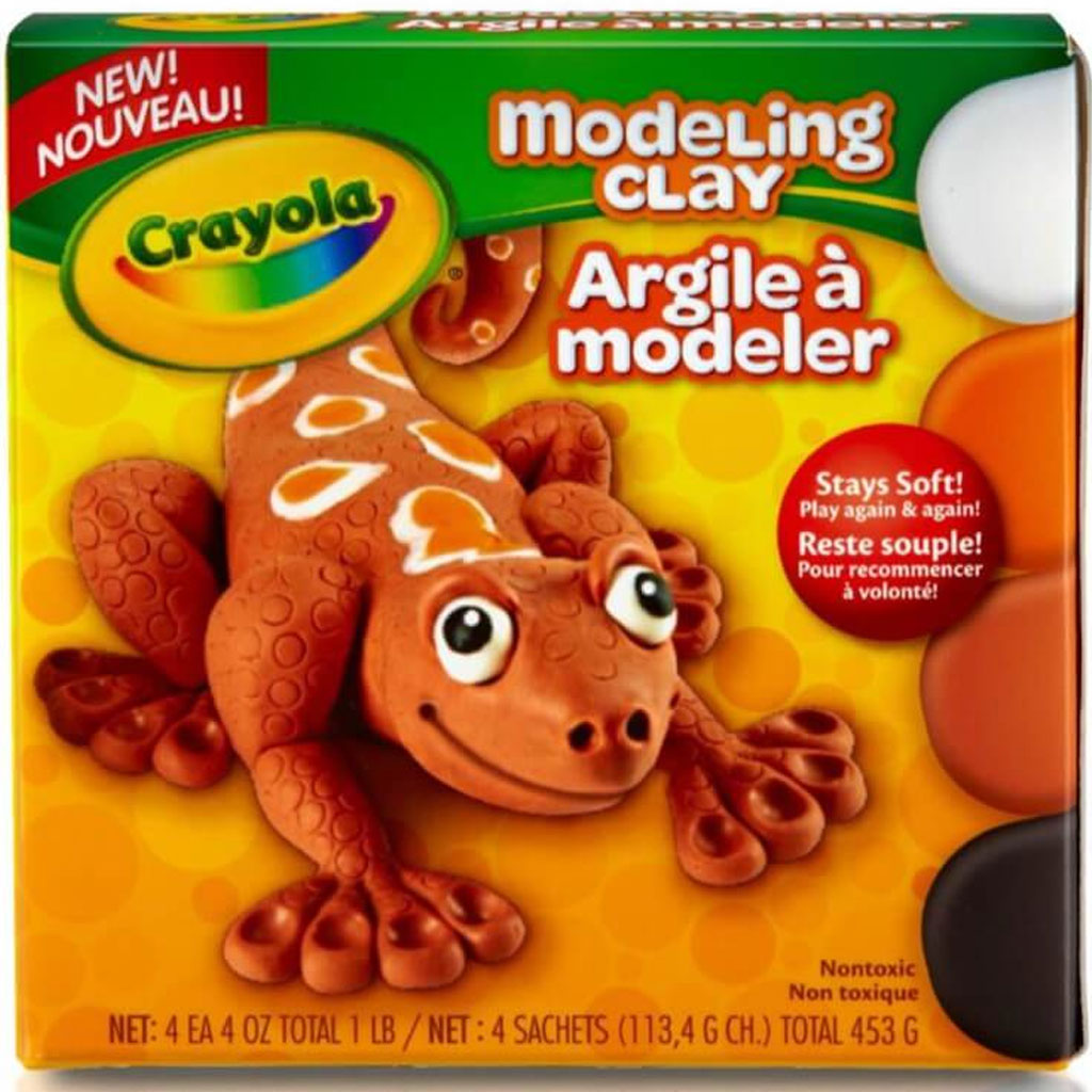 Crayola Modeling Clay 4oz 4/Pkg