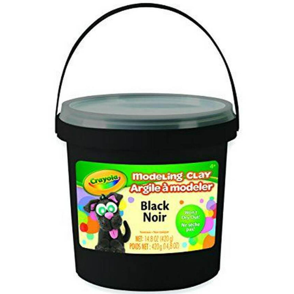 Crayola Modeling Clay Black 15oz Bucket