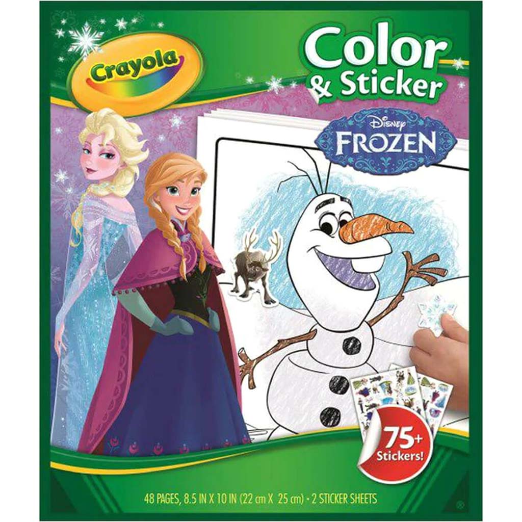 Crayola Disney Frozen Colouring and Sticker Book