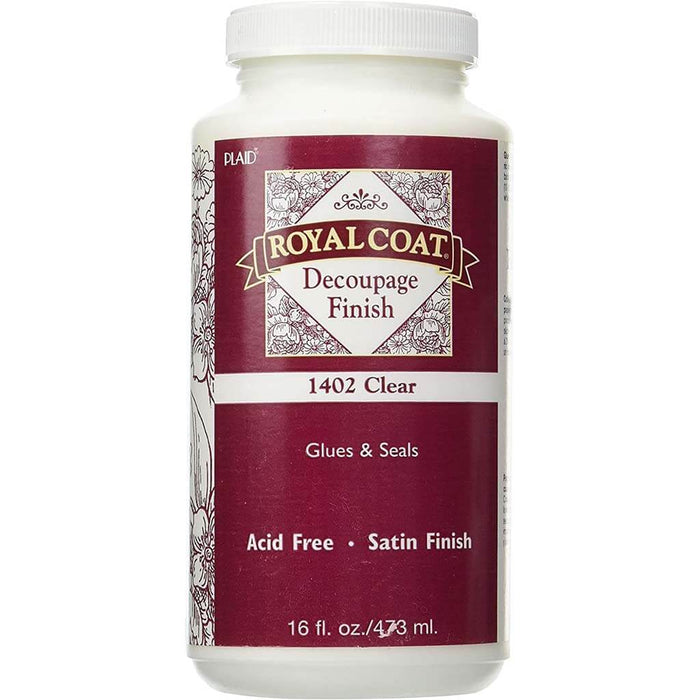 Royal Coat Satin Decoupage Finish Clear