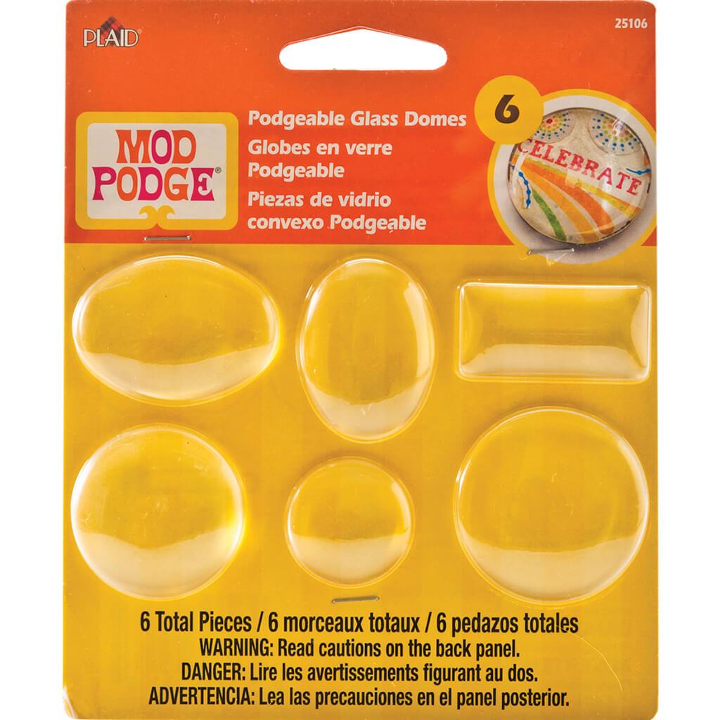 Mod Podge Podgeable Shapes 6/Pkg Glass Domes