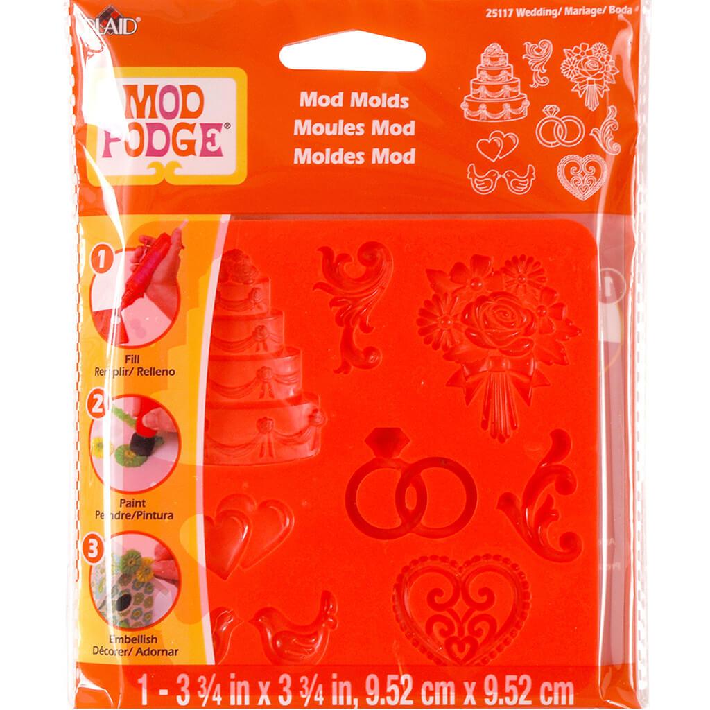 Mod Podge Mod Mold 3.75in x 3.75in Wedding