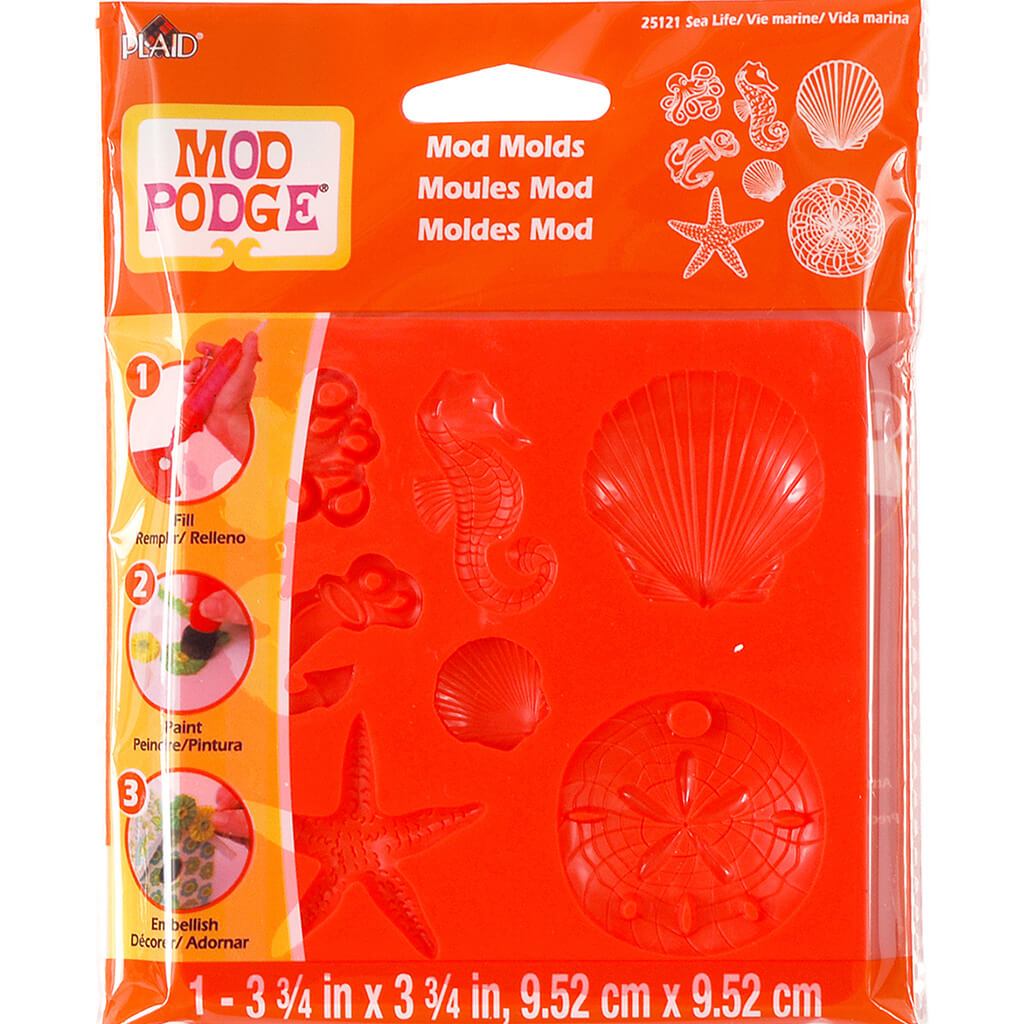 Mod Podge Mod Mold 3.75in x 3.75in Sea Life