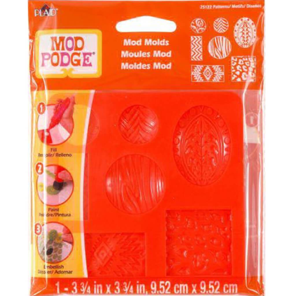 Mod Podge Mod Mold 3.75in x 3.75in Patterns