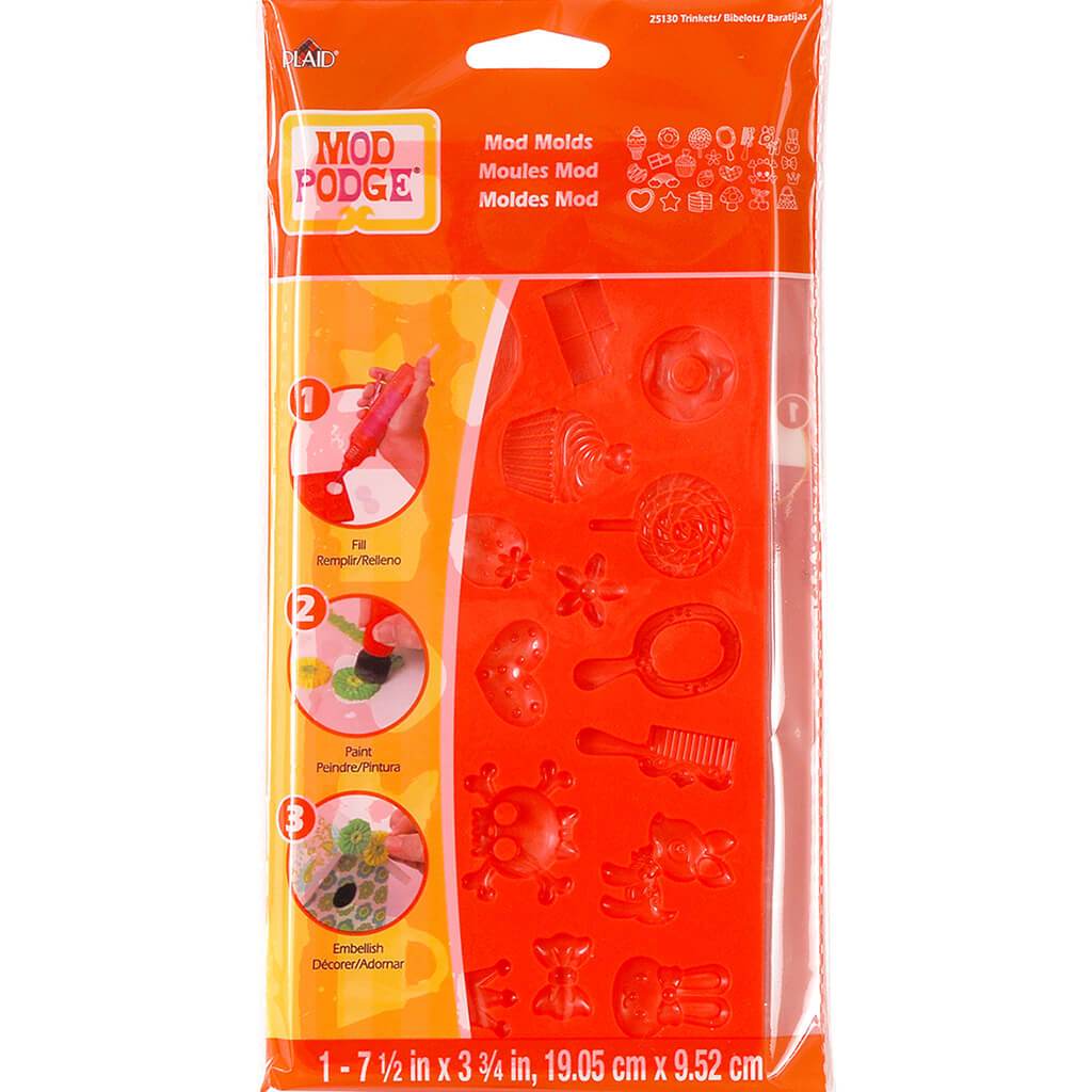 Mod Podge Large Mod Mold 7.5in x 3.75in Trinkets