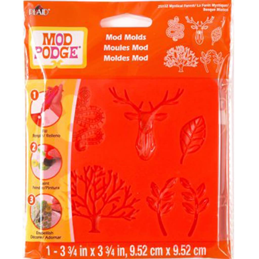 Mod Podge Mod Mold 3.75in x 3.75in Mystical Forest