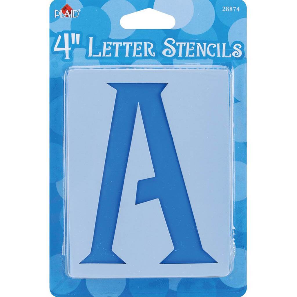 Mailbox Letter Stencils Genie 4in