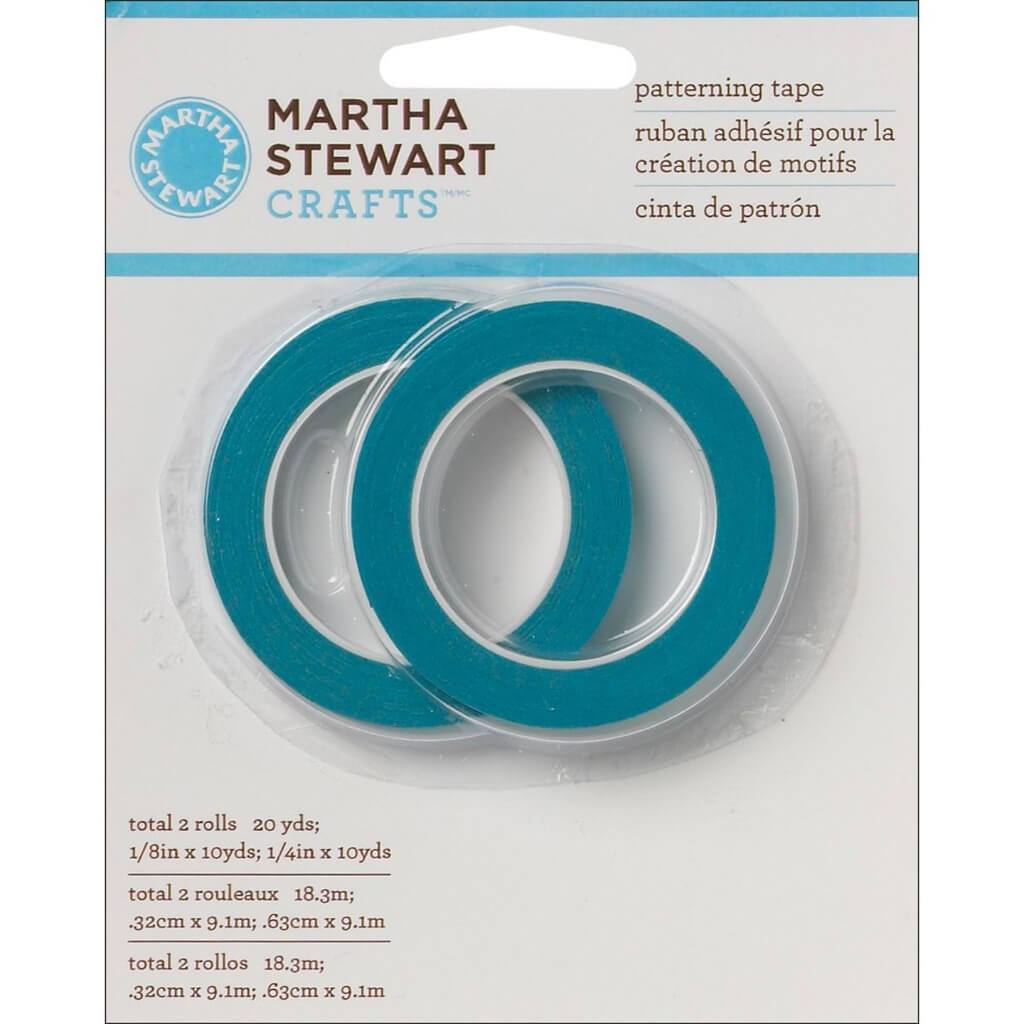 Martha Stewart Patterning Tape 2/Pkg