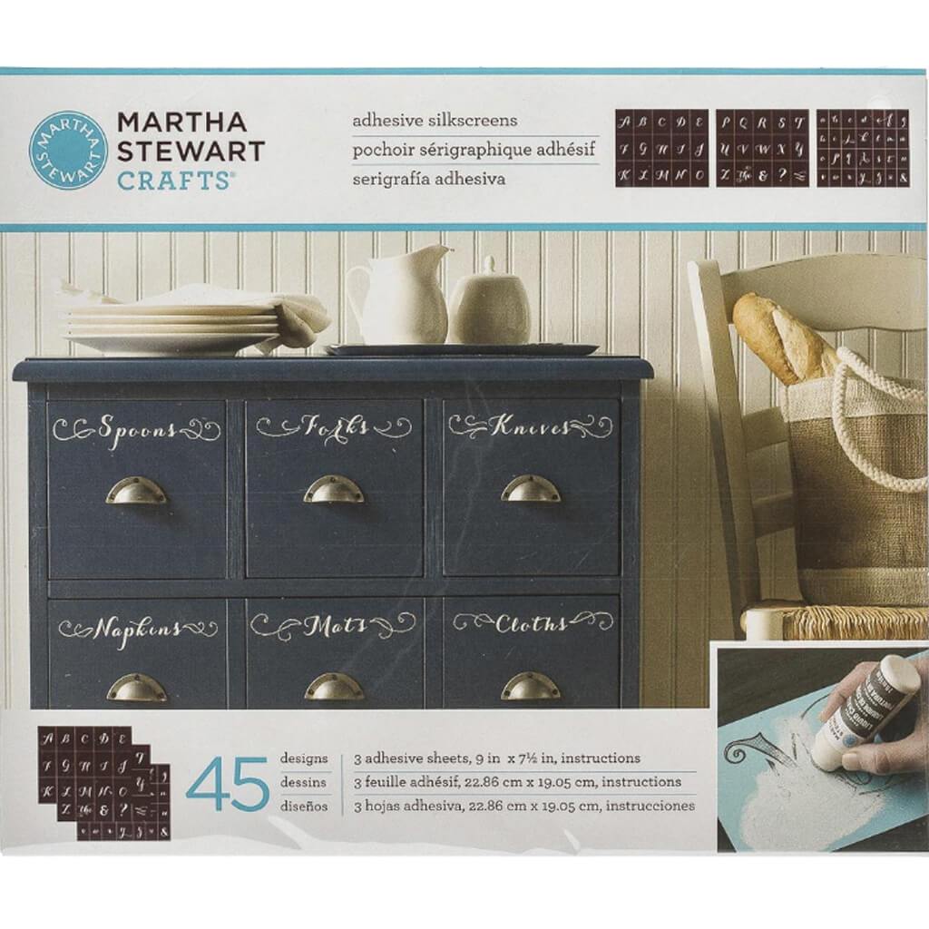 Martha Stewart Crafts Chalkboard Silkscreens 9in x 7.5in Carolyna