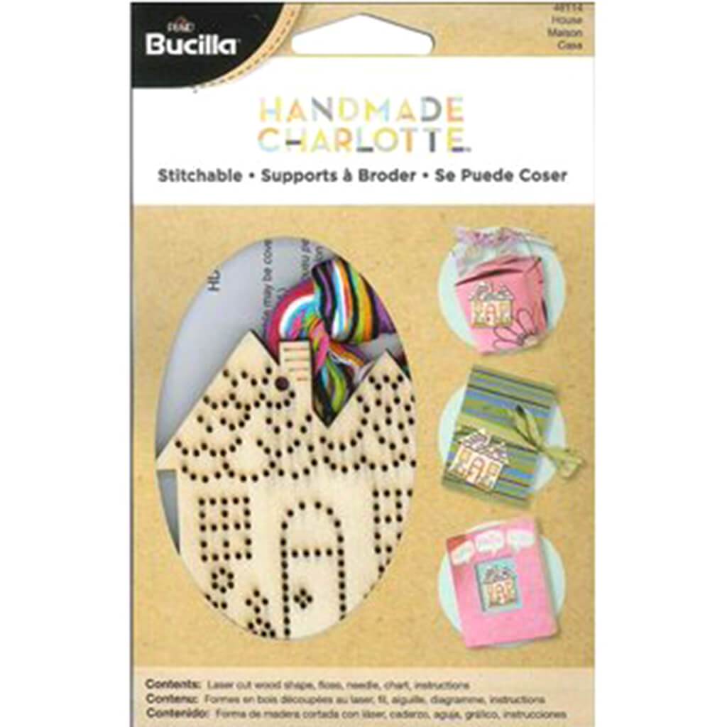 Handmade Charlotte Stitchable House Craft Kit