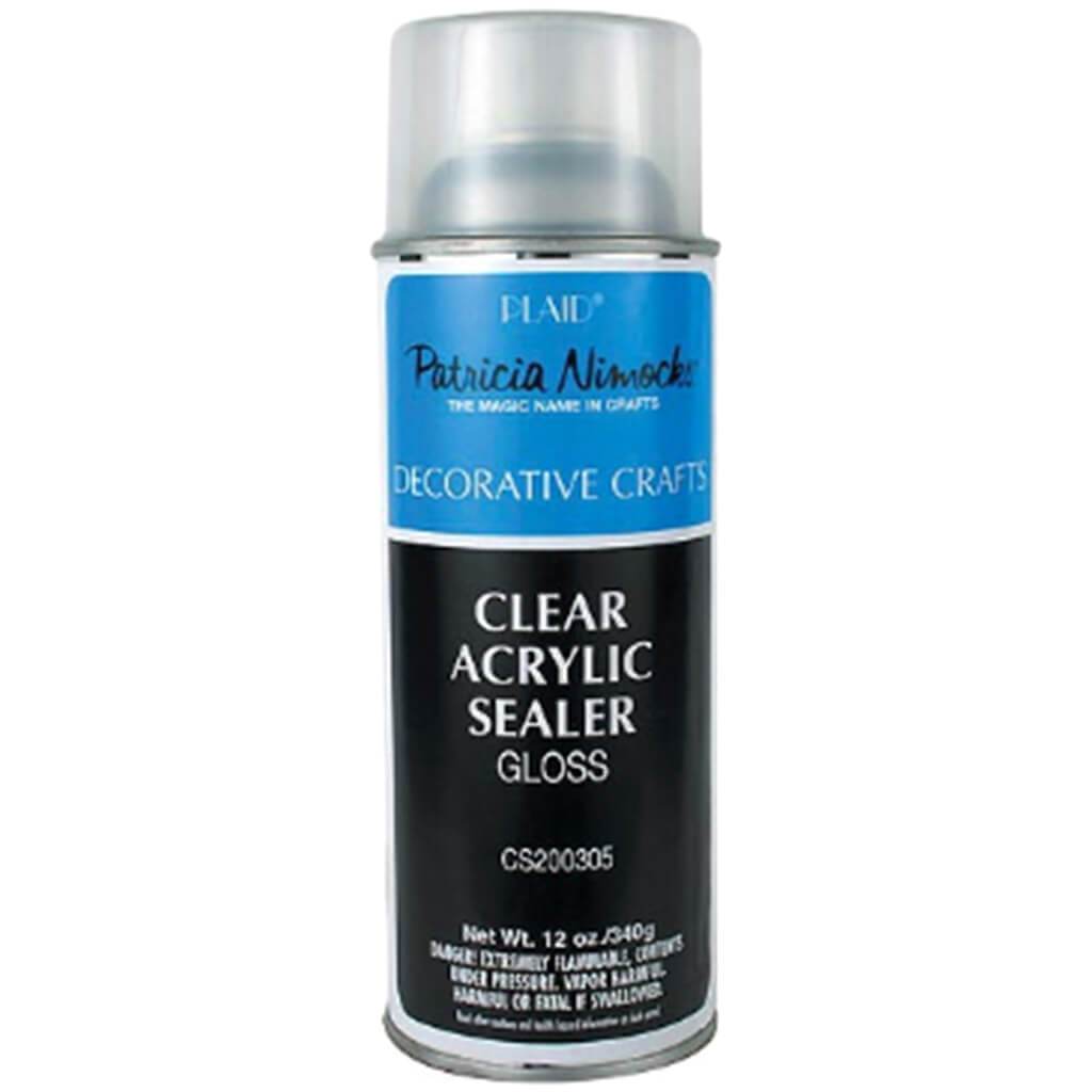 Clear Acrylic Sealer Aerosol Spray 12oz Gloss