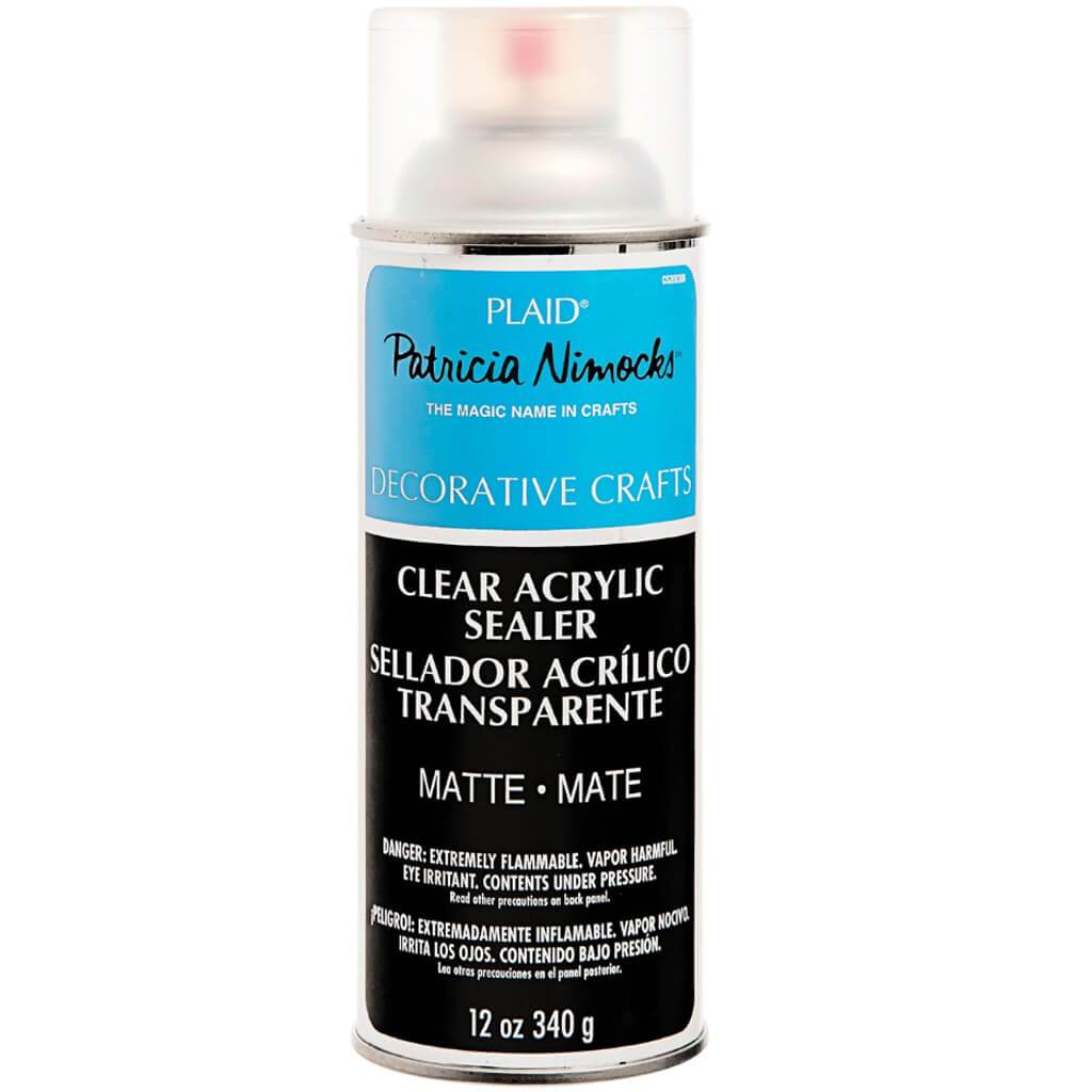 Clear Acrylic Sealer Aerosol Spray 12oz Matte