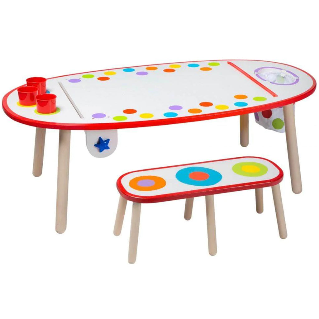 SUPER ART TABLE RAINBOW DOTS 