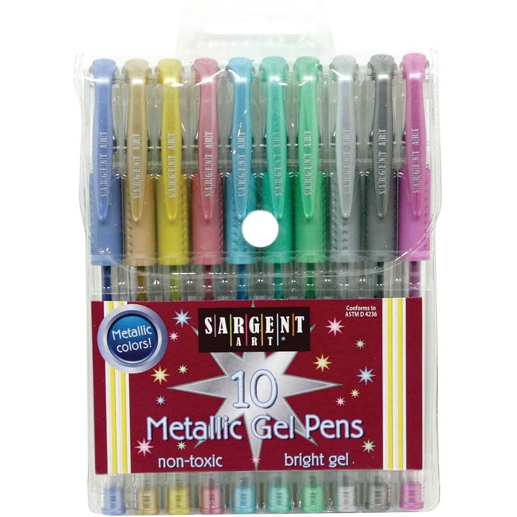 Art Metallic Gel Pens 10ct