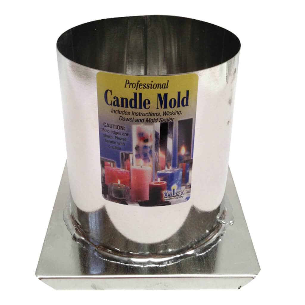 Round Cylinder With 3 Wick Holes 4 X 4 1/2 