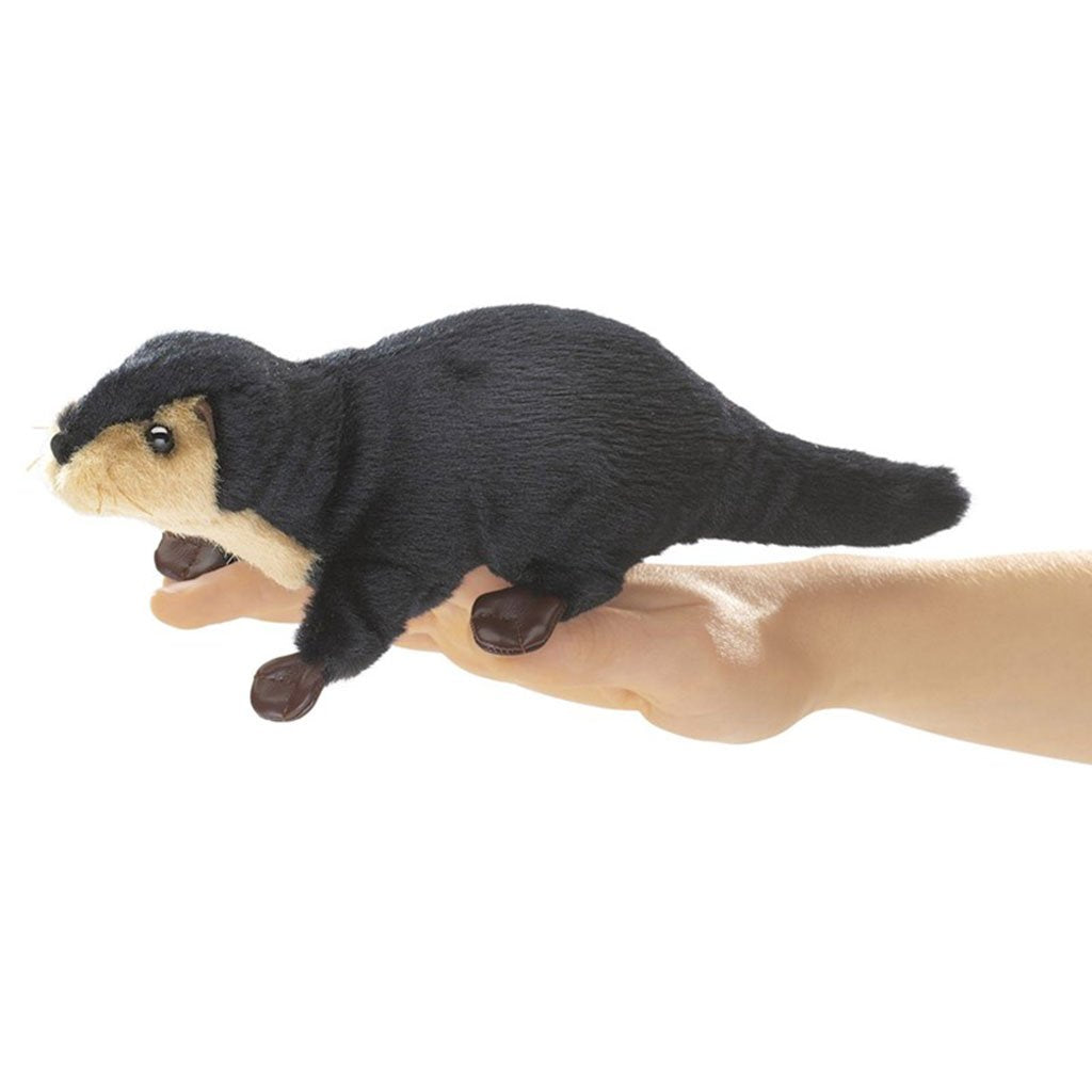 MINI RIVER OTTER FINGER PUPPET