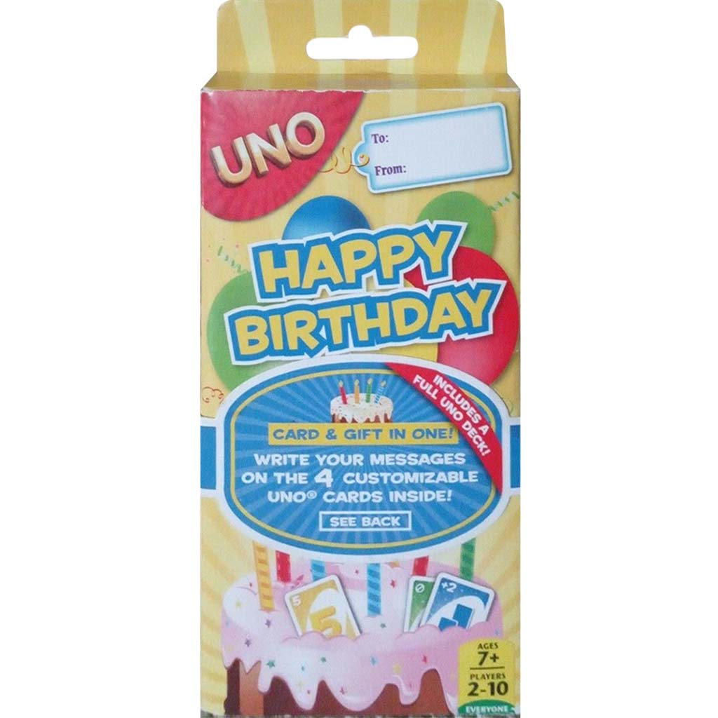 UNO Happy Birthday Celebration Card Game