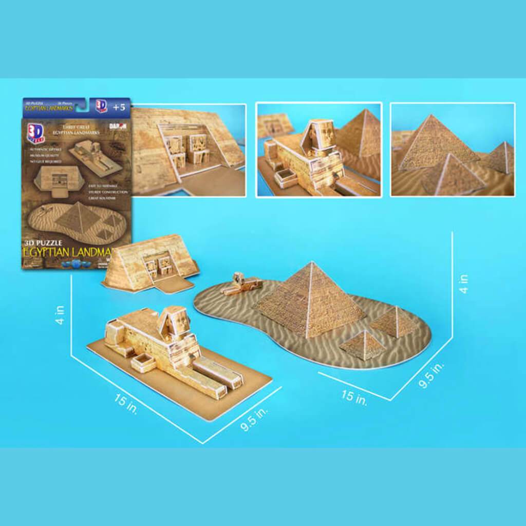 Egyptian Pyramids 3D Puzzle 