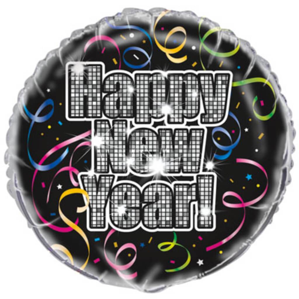 Countdown To New Year Foil Balloon 18in 