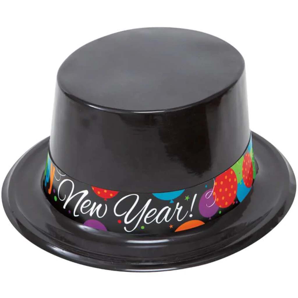 New Years Cheer Top Hat Assorted 