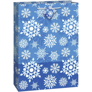 Gift Bag Jumbo, Winter Snowflake 